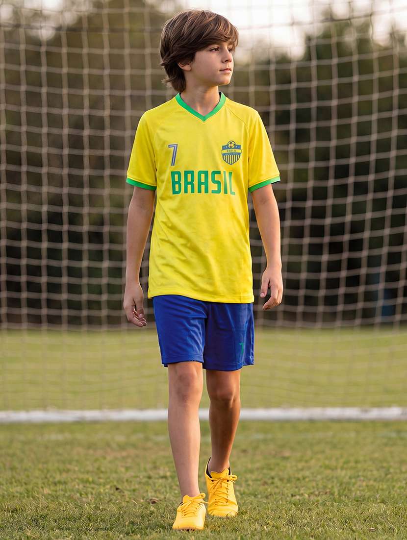 boys printed short sleeves t-shirt and shorts set - 22512319 -  Standard Image - 1