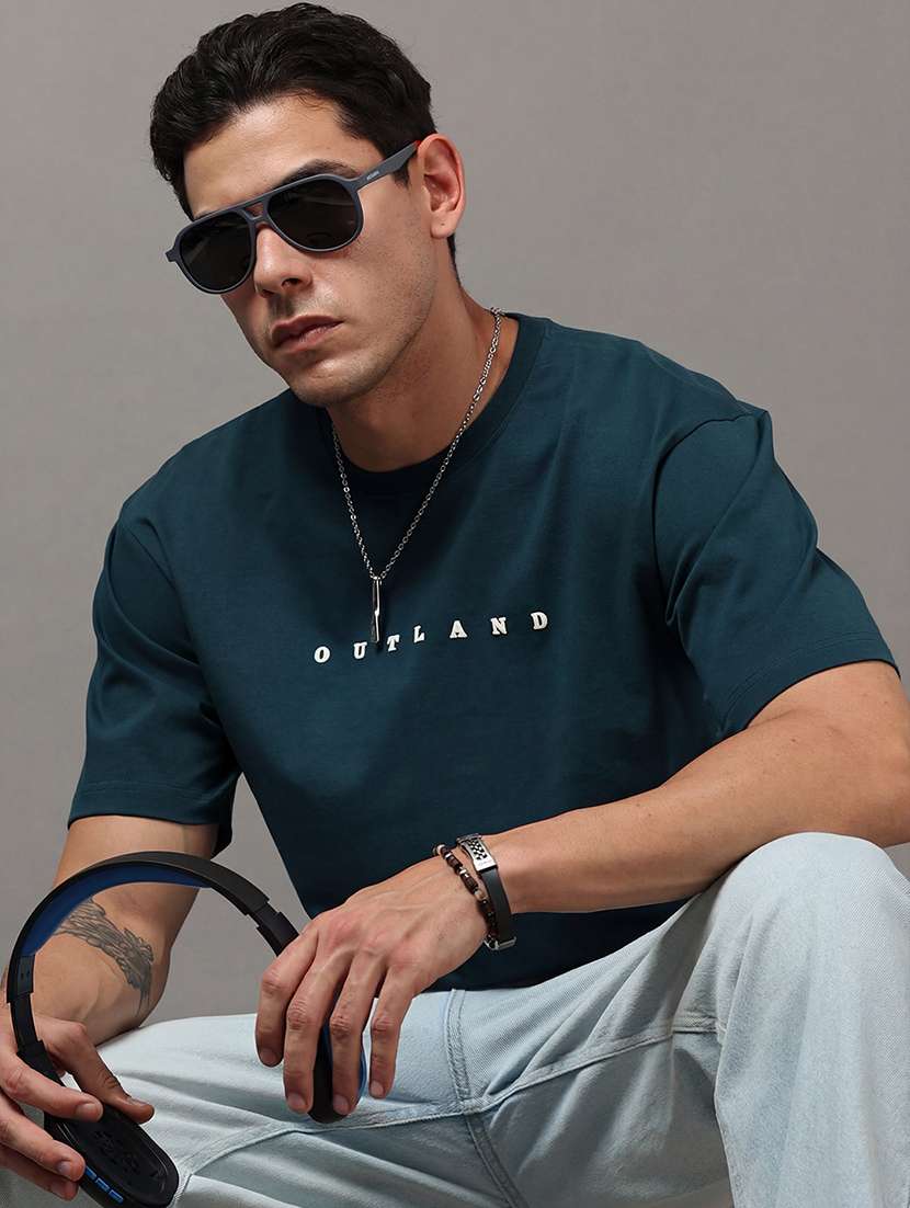 men printed short sleeve loose fit t-shirt - 22512403 -  Standard Image - 1