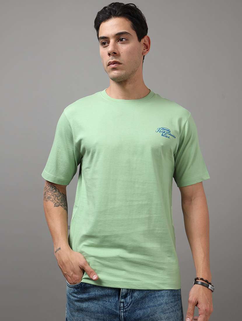 men printed short sleeve loose fit t-shirt - 22512410 -  Standard Image - 1