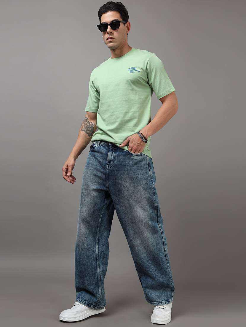 men printed short sleeve loose fit t-shirt - 22512410 -  Standard Image - 4