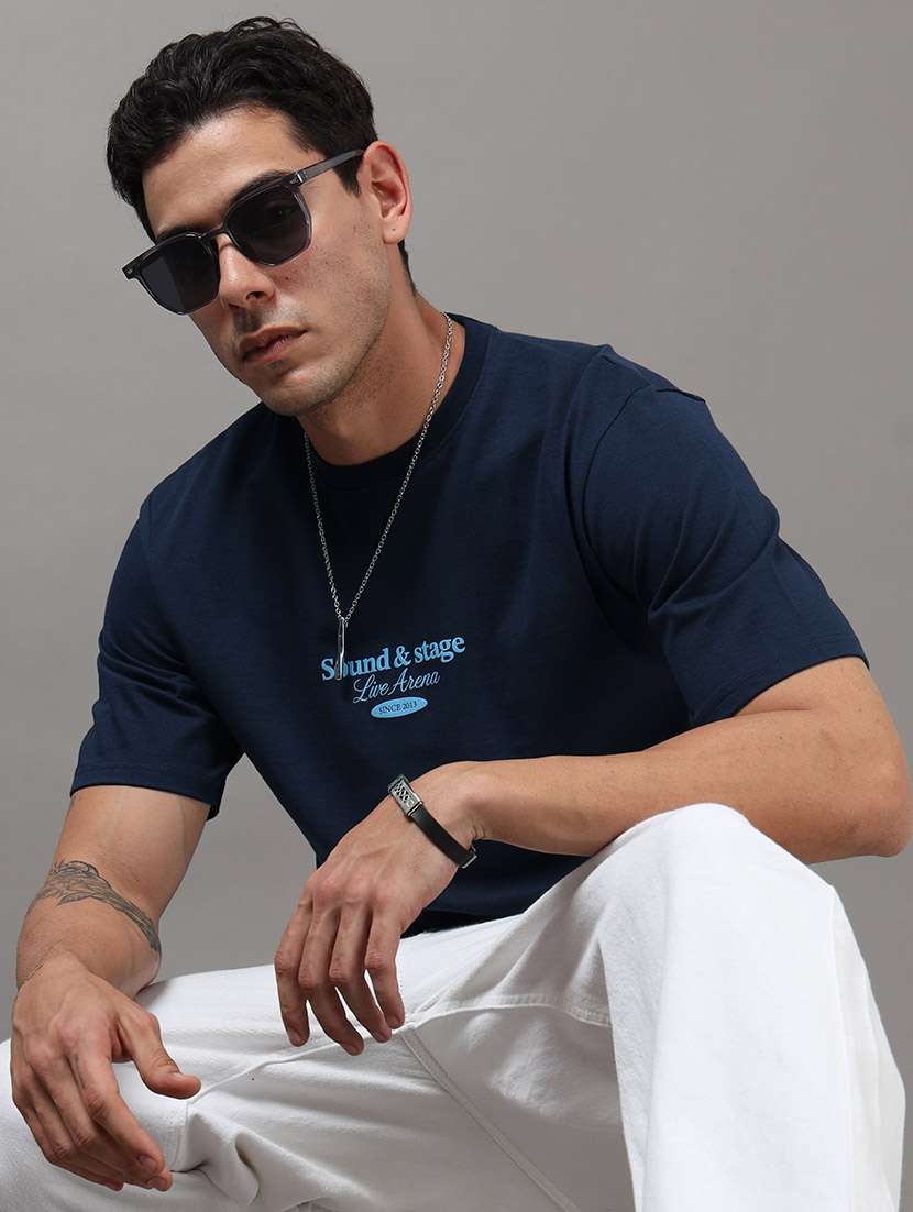men printed short sleeve loose fit t-shirt - 22512412 -  Standard Image - 1