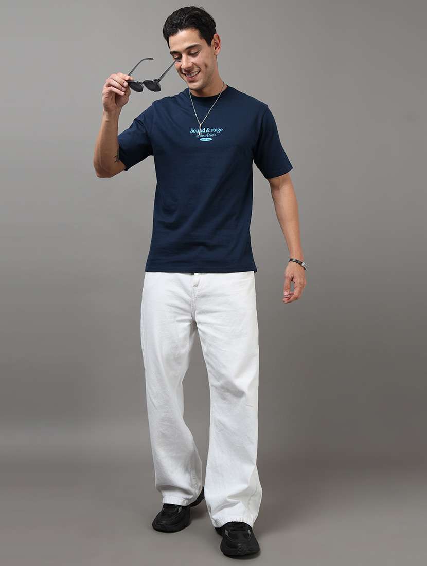 men printed short sleeve loose fit t-shirt - 22512412 -  Standard Image - 4