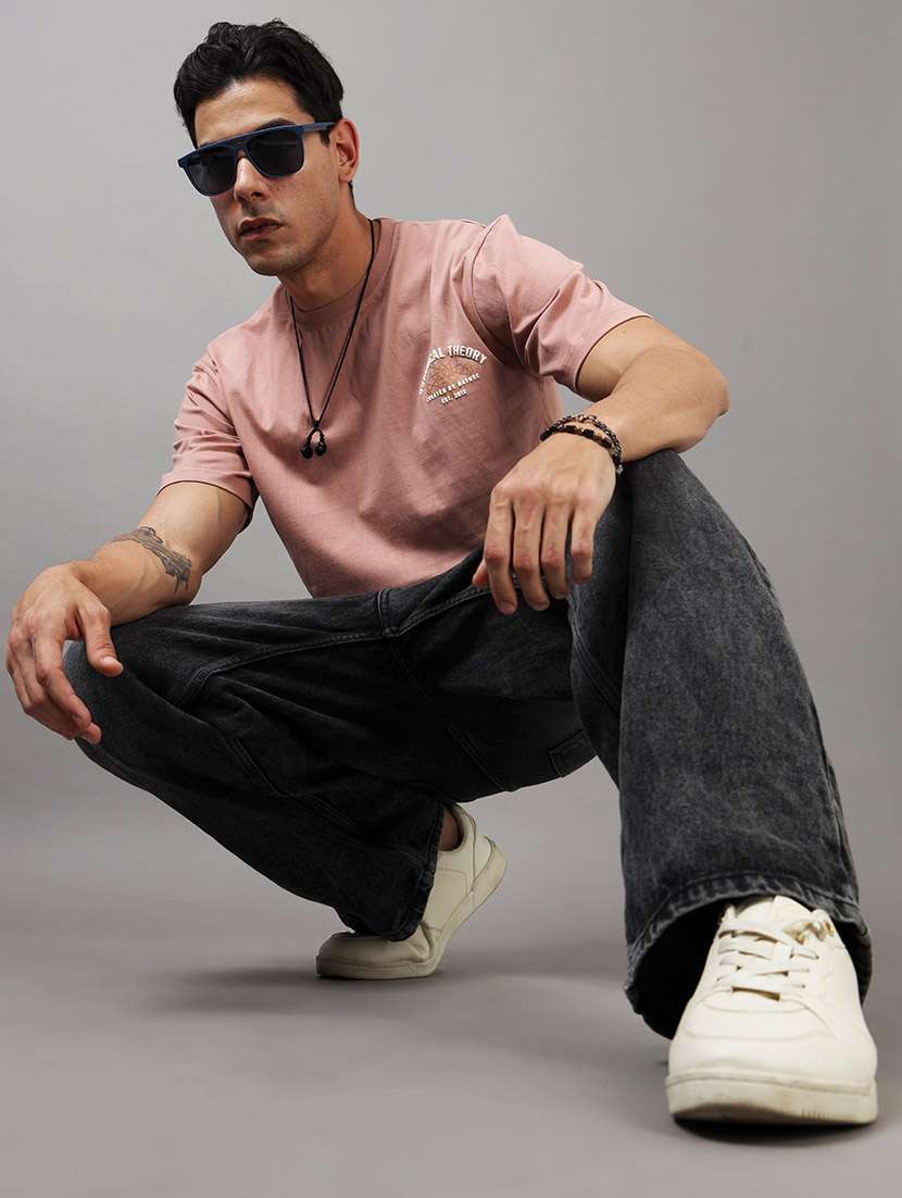 men printed short sleeve loose fit t-shirt - 22512415 -  Standard Image - 4
