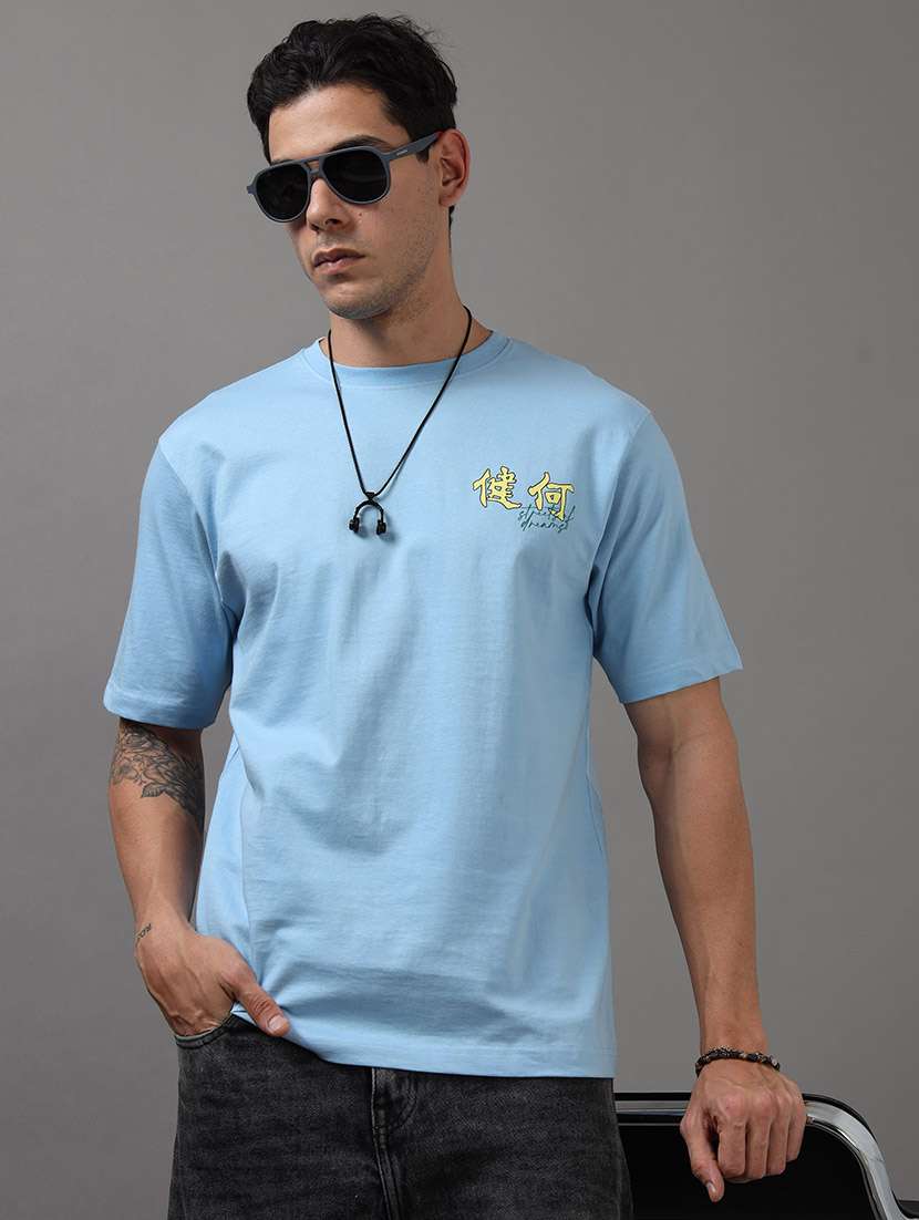 men printed short sleeve loose fit t-shirt - 22512416 -  Standard Image - 1
