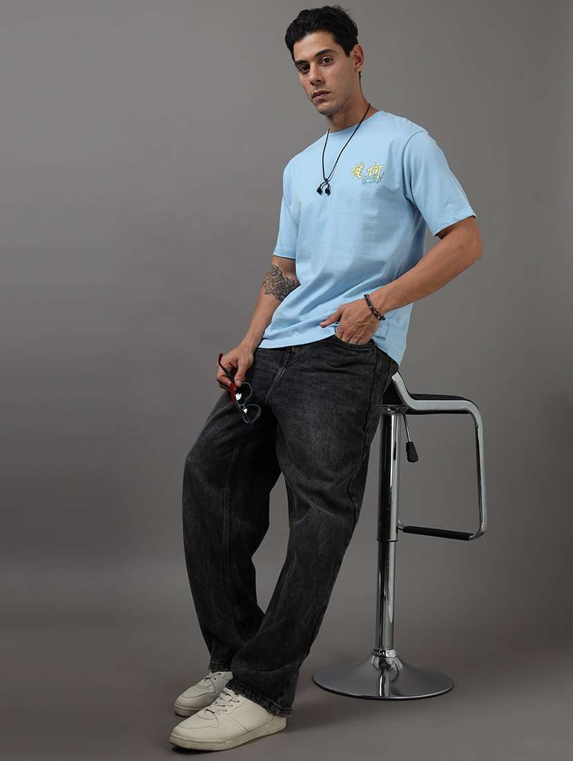 men printed short sleeve loose fit t-shirt - 22512416 -  Standard Image - 4