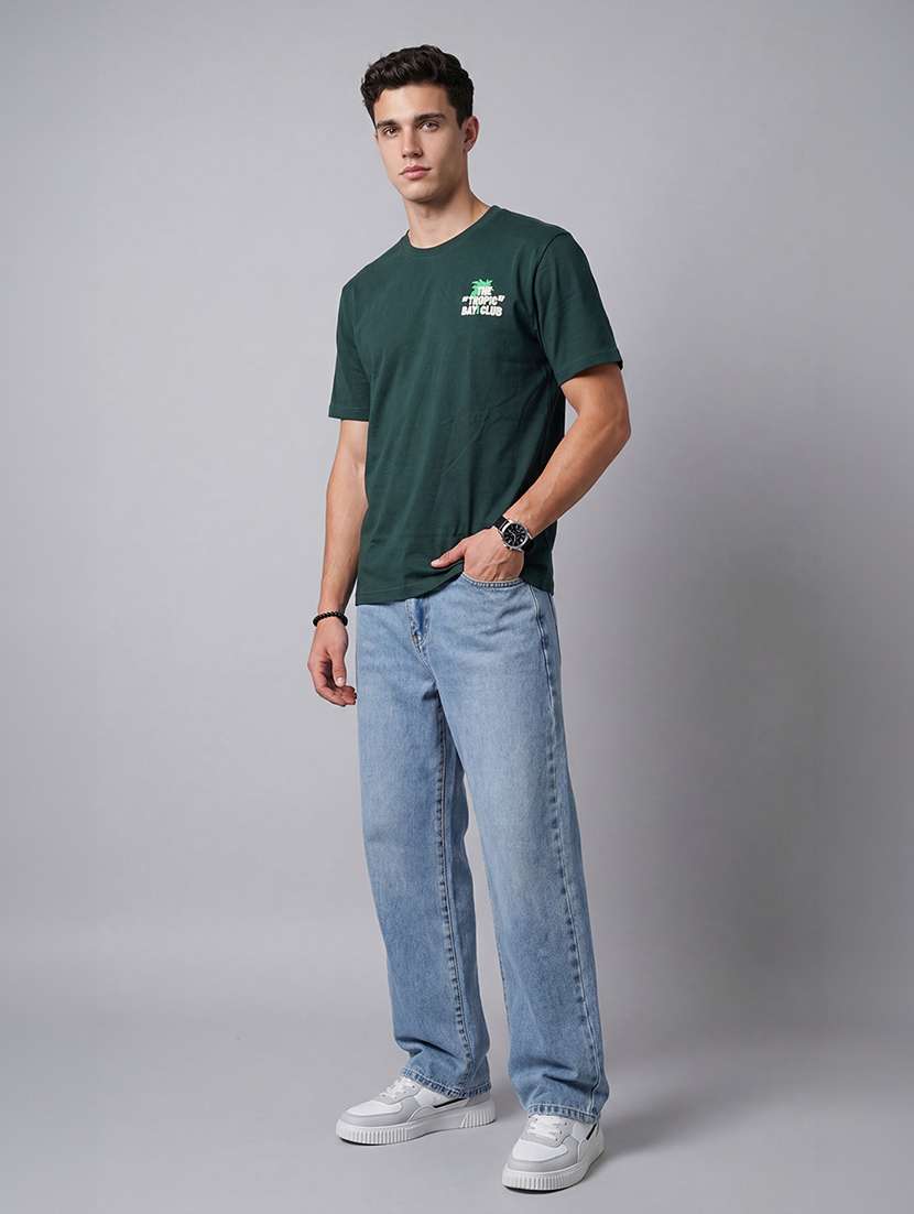 men printed short sleeve loose fit t-shirt - 22512419 -  Standard Image - 4