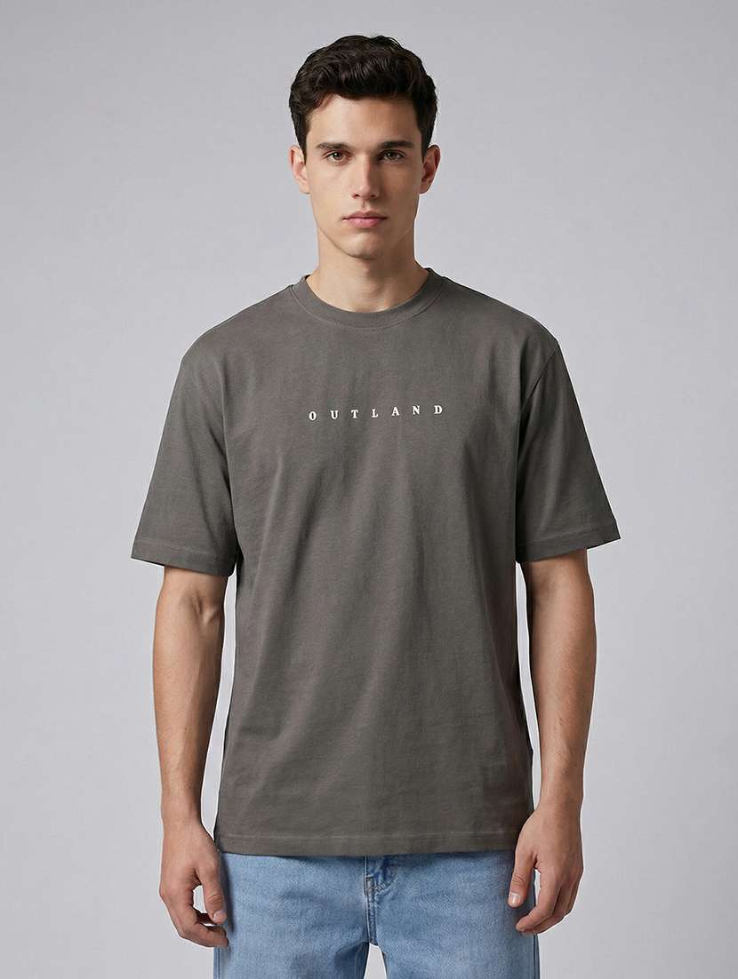 men printed short sleeve loose fit t-shirt - 22512423 -  Standard Image - 1