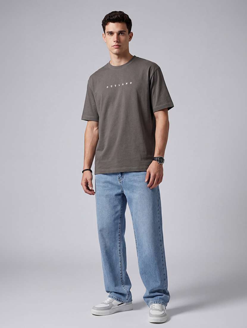 men printed short sleeve loose fit t-shirt - 22512423 -  Standard Image - 4