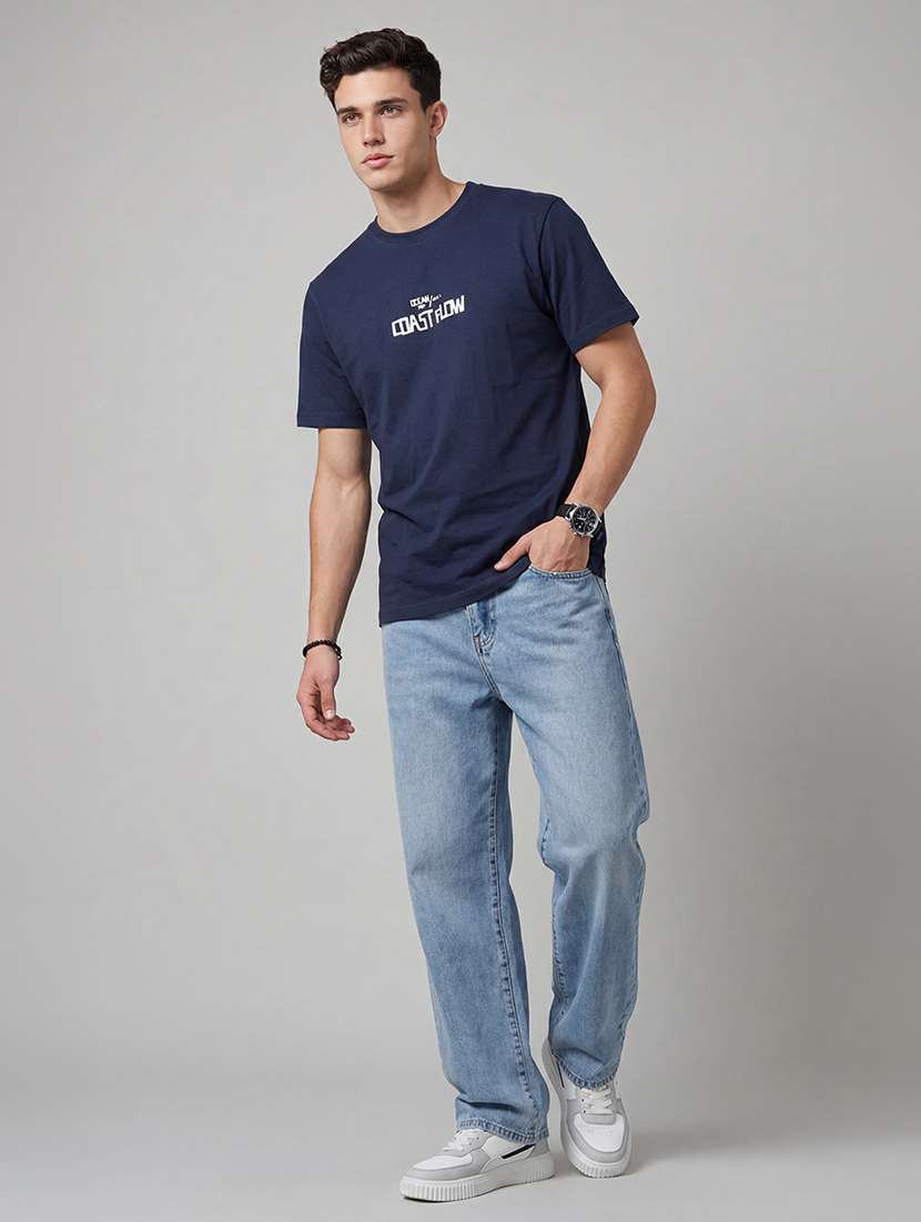 men printed short sleeve regular fit t-shirt - 22512424 -  Standard Image - 4