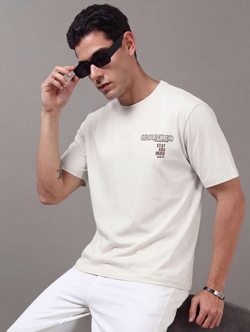 men printed short sleeve loose fit t-shirt - 22512425 -  Standard Image - 1