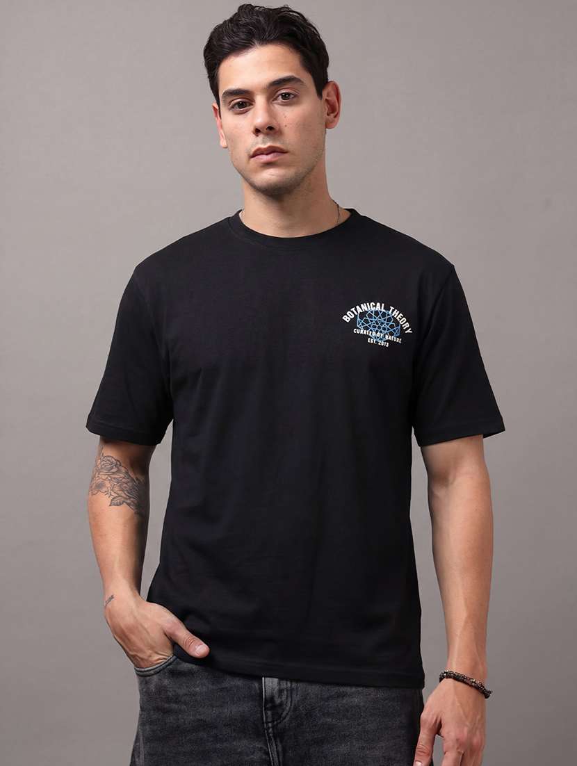 men printed short sleeve loose fit t-shirt - 22512432 -  Standard Image - 1