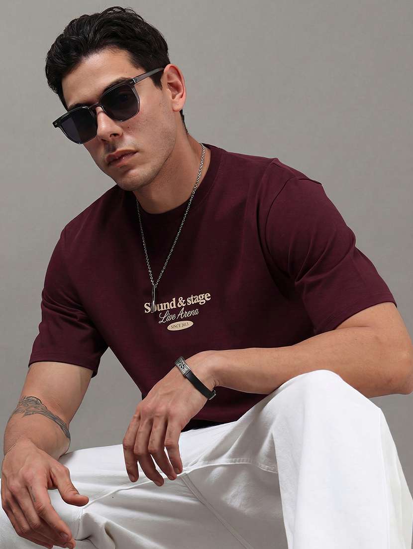 men printed short sleeve loose fit t-shirt - 22512433 -  Standard Image - 1