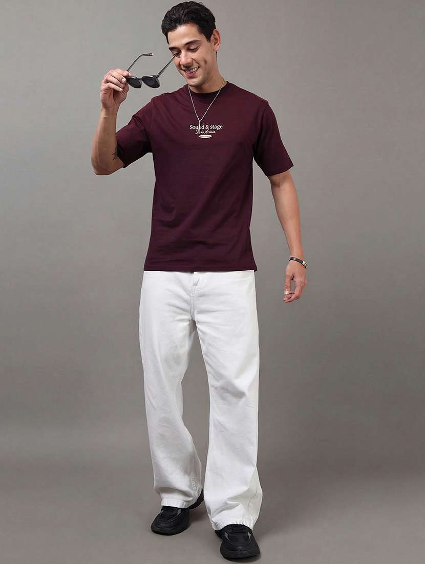 men printed short sleeve loose fit t-shirt - 22512433 -  Standard Image - 4