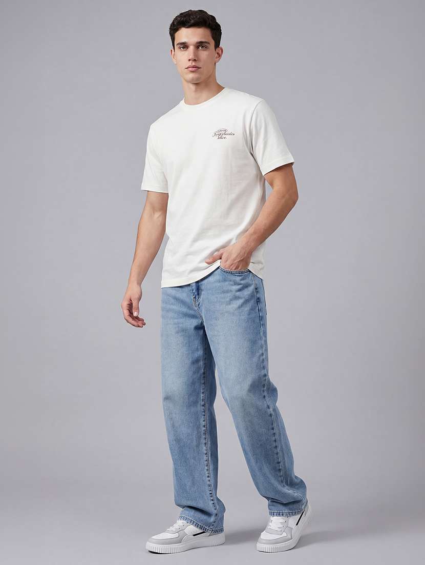 men printed short sleeve loose fit t-shirt - 22512434 -  Standard Image - 4