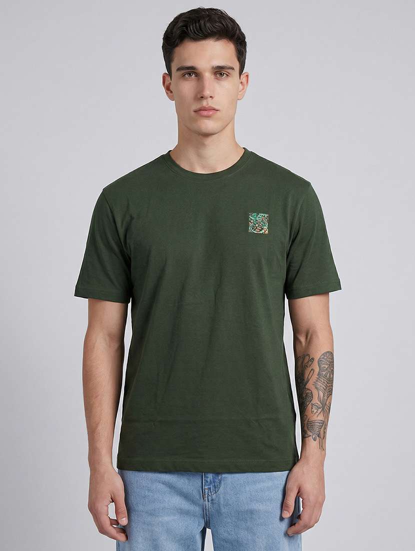 men printed short sleeve regular fit t-shirt - 22512436 -  Standard Image - 1
