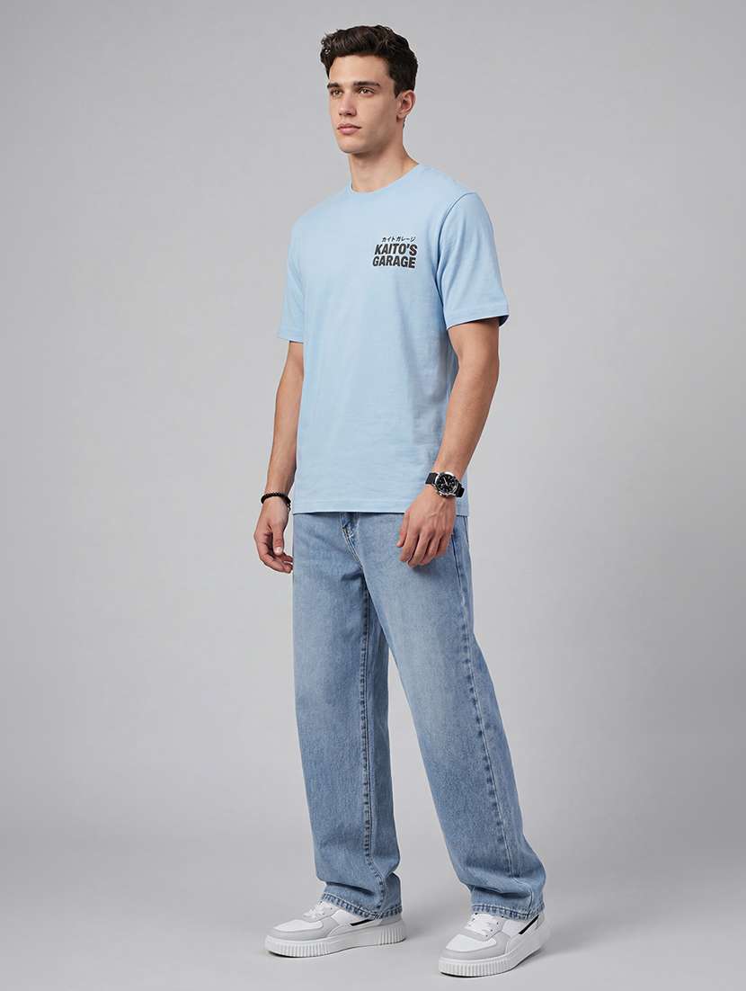men printed short sleeve loose fit t-shirt - 22512438 -  Standard Image - 4