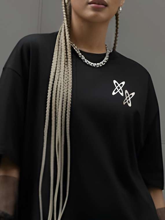 coffee brown cotton oversized tshirt - 22512538 -  Standard Image - 1