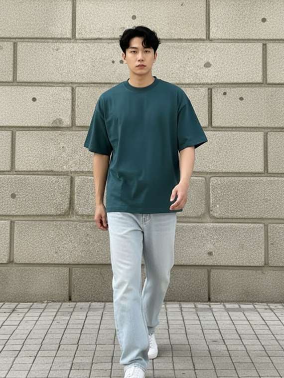 men printed short sleeve oversized t-shirt - 22512564 -  Standard Image - 4