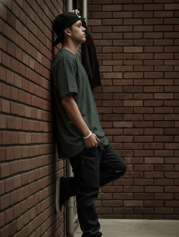 men printed short sleeve oversized t-shirt - 22512565 -  Standard Image - 4