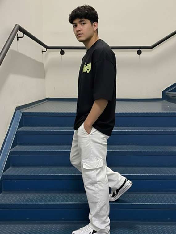 men printed short sleeve oversized t-shirt - 22512571 -  Standard Image - 4