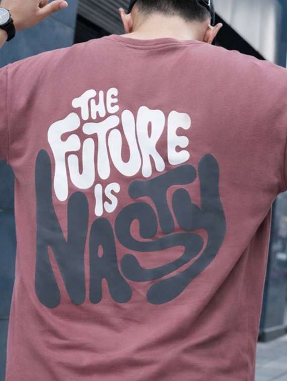men printed short sleeve oversized t-shirt - 22512572 -  Standard Image - 1