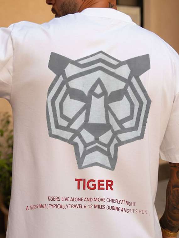 men printed short sleeve oversized t-shirt - 22512573 -  Standard Image - 1
