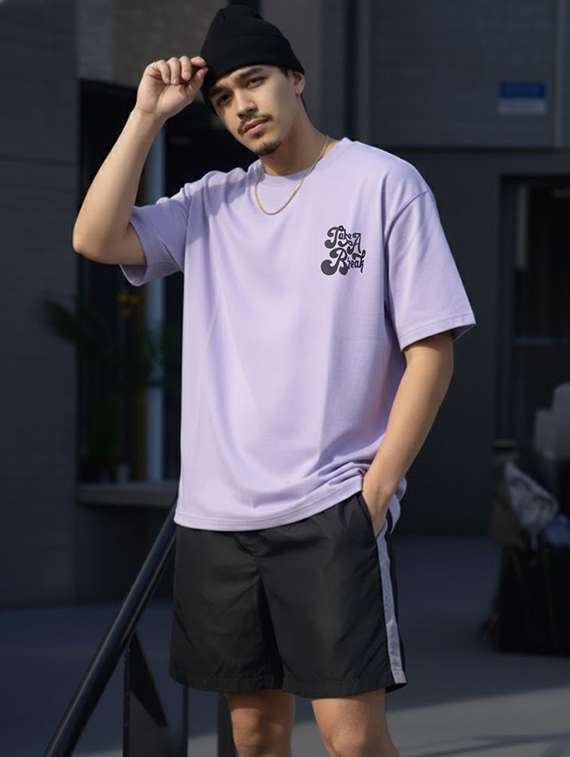 men printed short sleeve oversized t-shirt - 22512577 -  Standard Image - 4