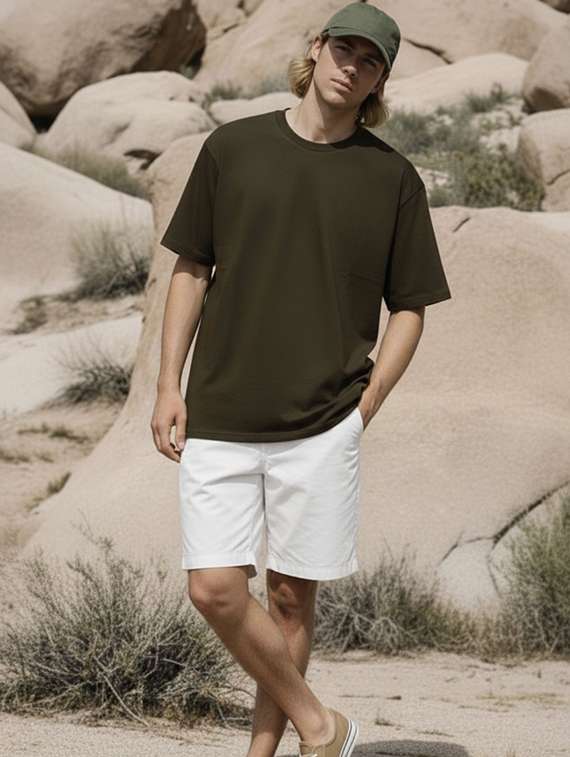 men printed short sleeve oversized t-shirt - 22512603 -  Standard Image - 4