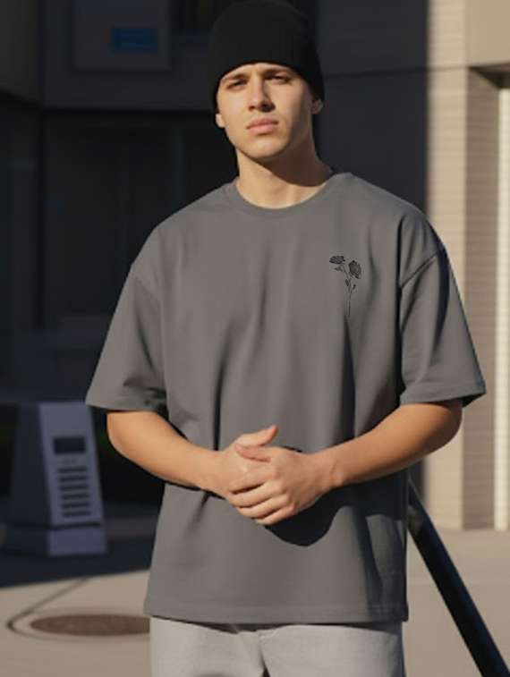 men printed short sleeve oversized t-shirt - 22512604 -  Standard Image - 1