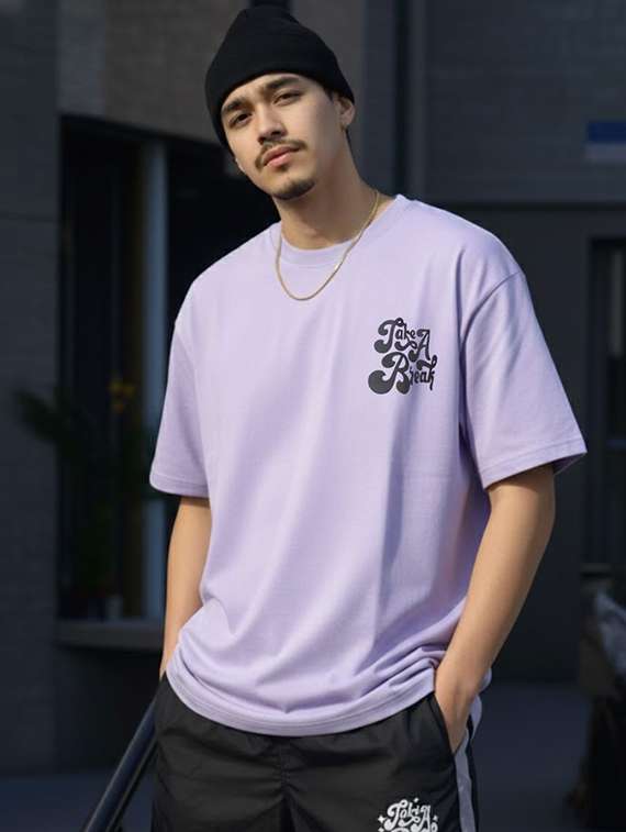 Unisex Printed Short Sleeve Loose Fit T-shirt - 22512642 -  Standard Image - 1