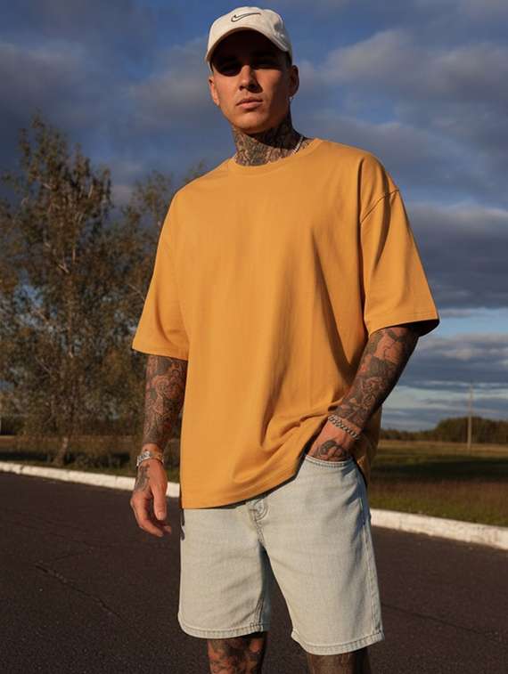 unisex printed short sleeve loose fit t-shirt - 22512667 -  Standard Image - 1