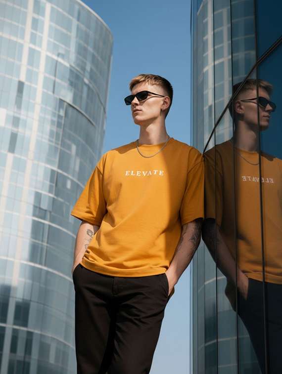 unisex printed short sleeve loose fit t-shirt - 22512671 -  Standard Image - 4
