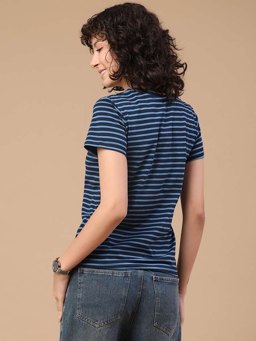 women printed round neck short sleeves t-shirt - 22512718 -  Standard Image - 4