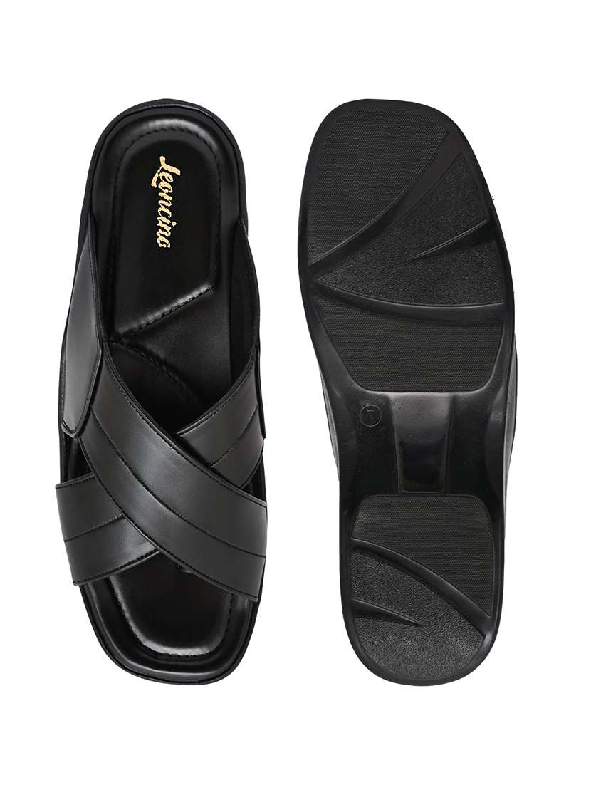 men black toe seperators sandal - 22512896 -  Standard Image - 4