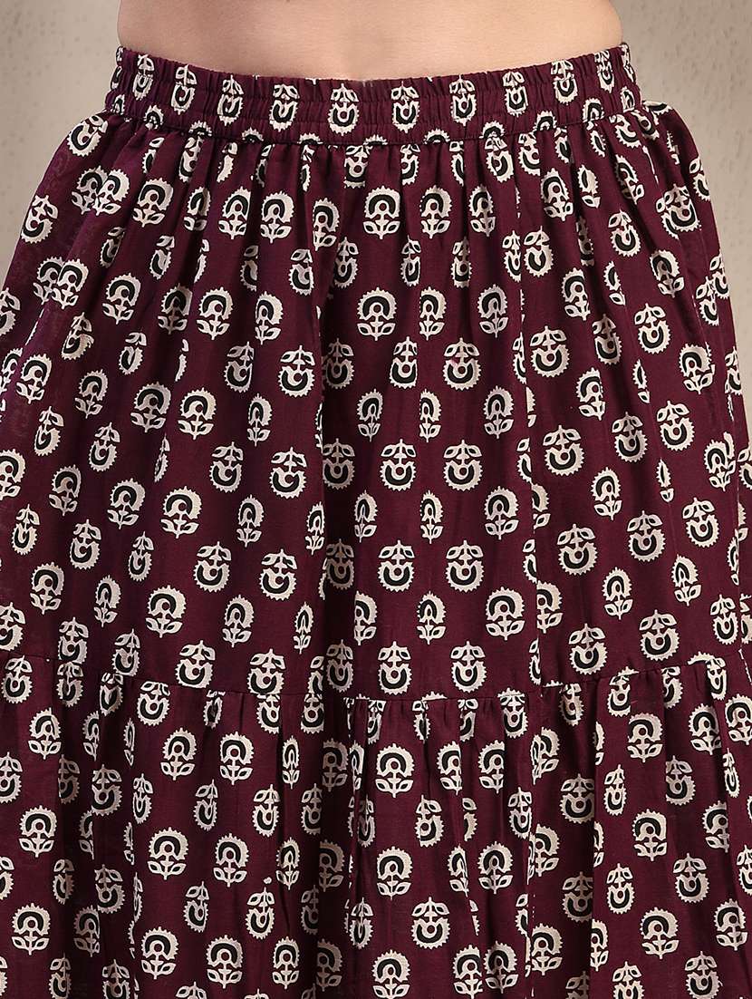 women printed shoulder strap ethnic co-ord set - 22512950 -  Standard Image - 6