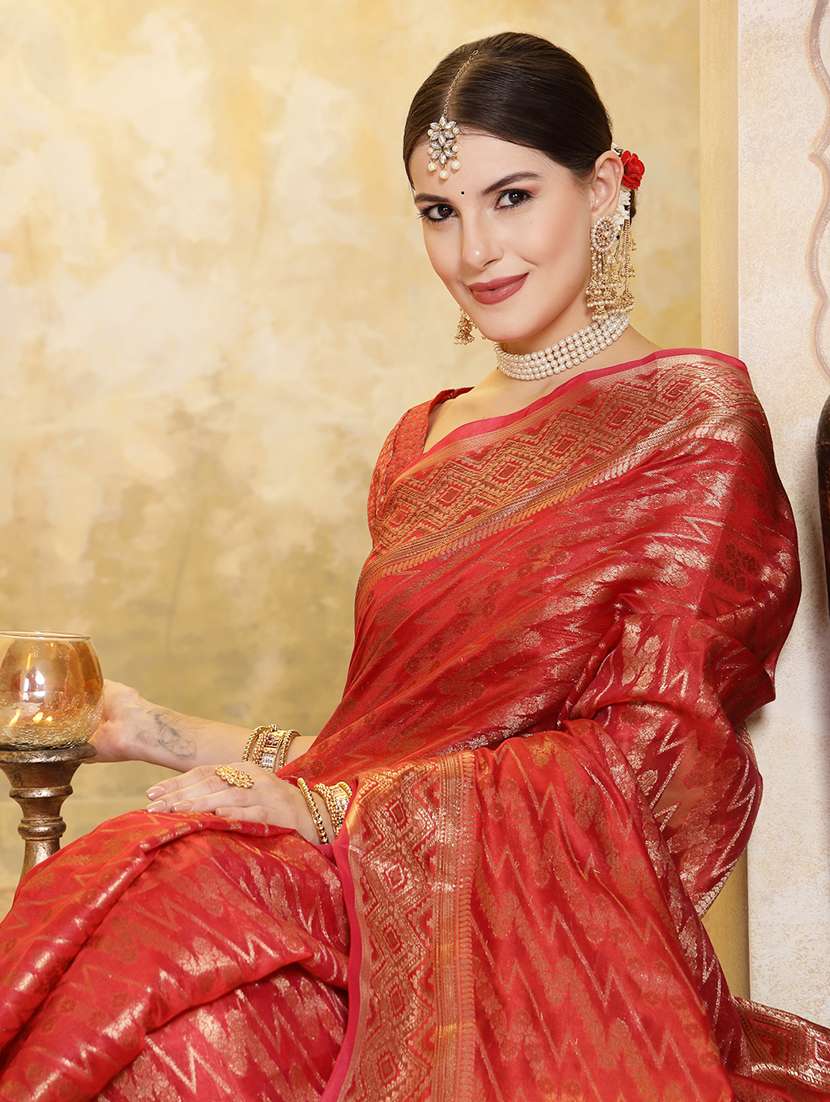 Women Self Design Banarasi Saree - 22513473 -  Standard Image - 1