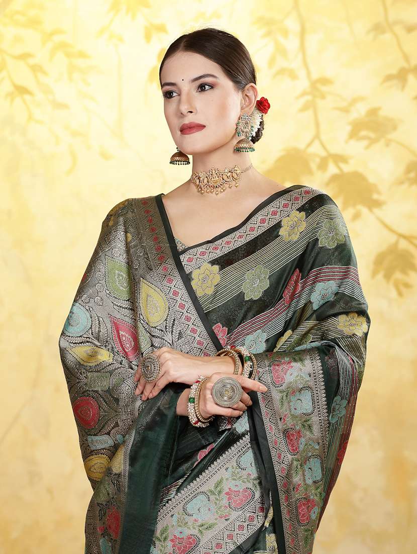 women self design banarasi saree - 22513489 -  Standard Image - 4