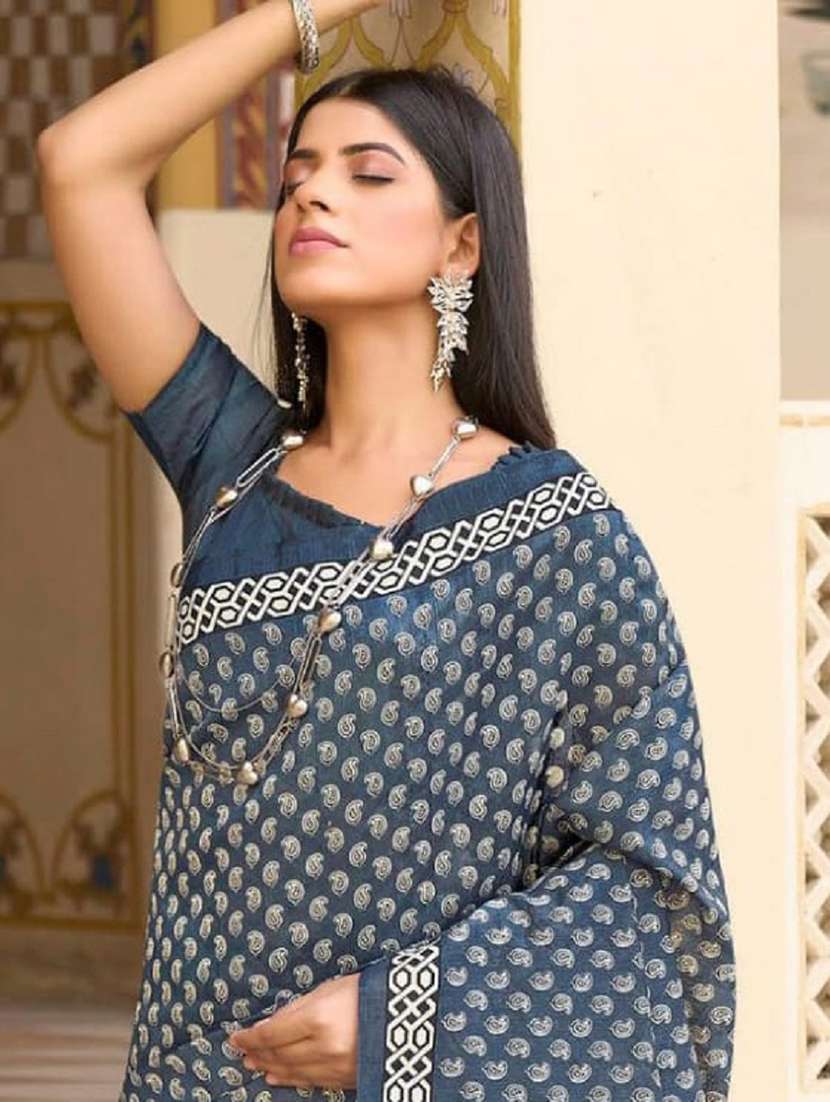 women printed casual wear saree - 22513496 -  Standard Image - 1