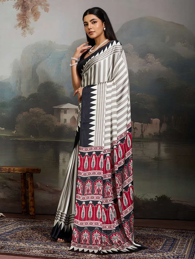 women printed casual wear saree - 22513499 -  Standard Image - 4