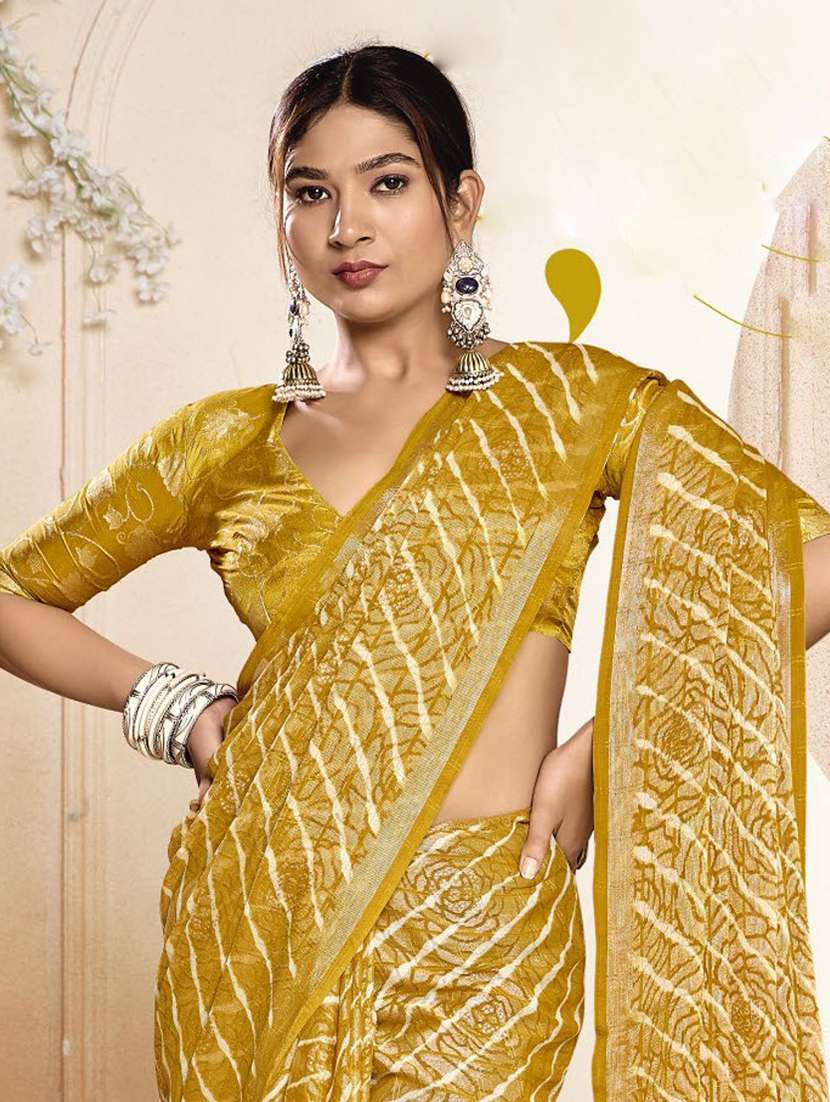 women printed casual wear saree - 22513502 -  Standard Image - 1