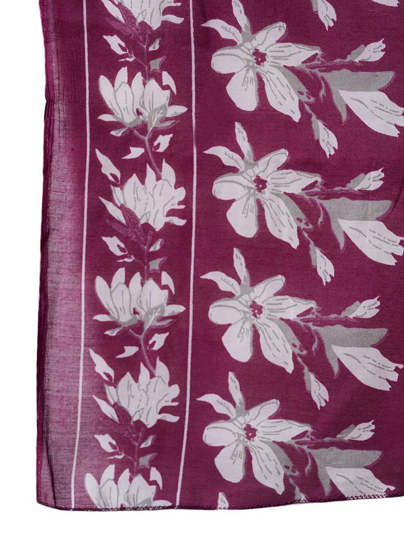women printed three quarter sleeves kurta pant set with dupatta - 22514005 -  Standard Image - 6