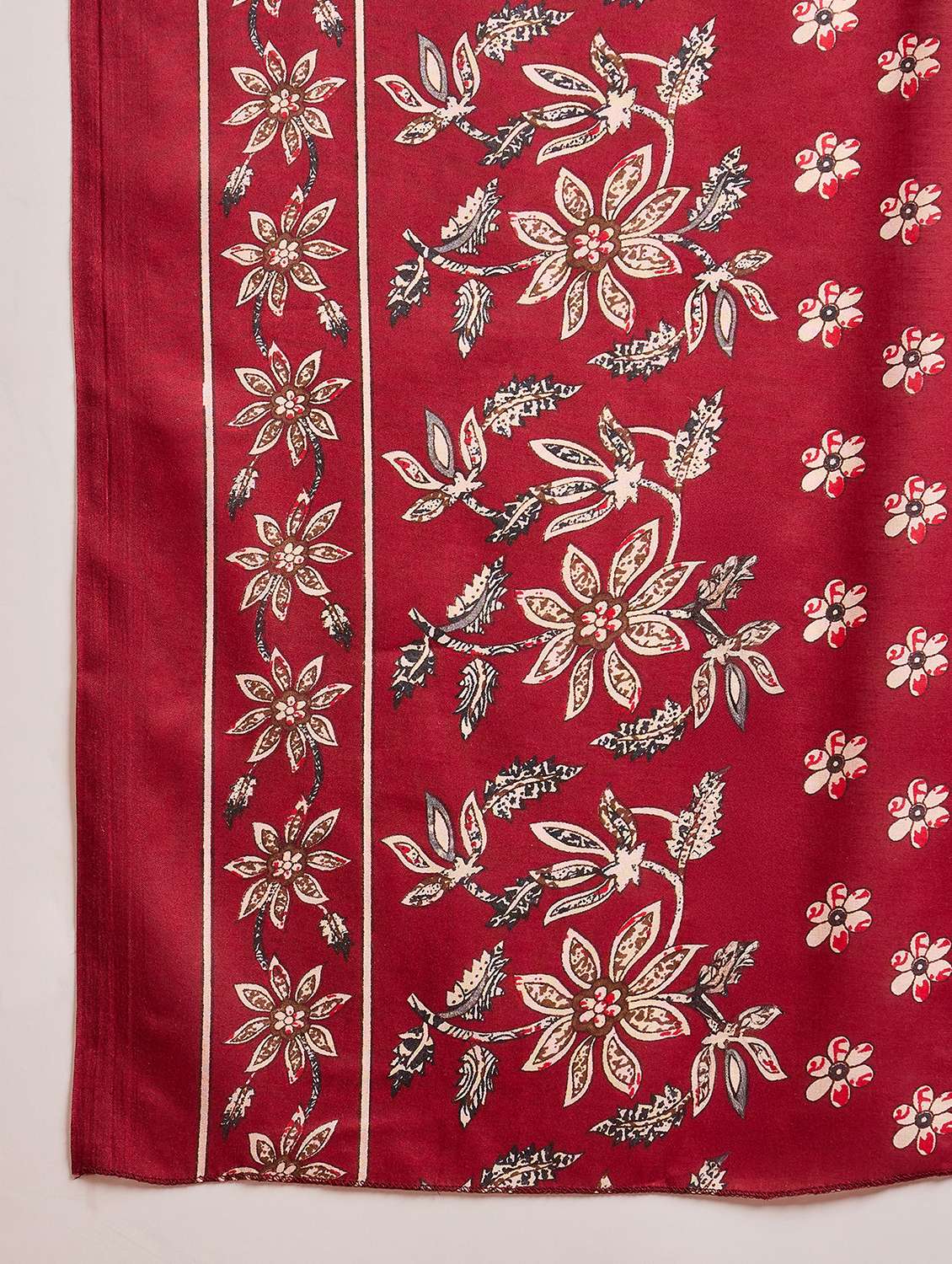 women printed three quarter sleeves kurta pant set with dupatta - 22514013 -  Standard Image - 6