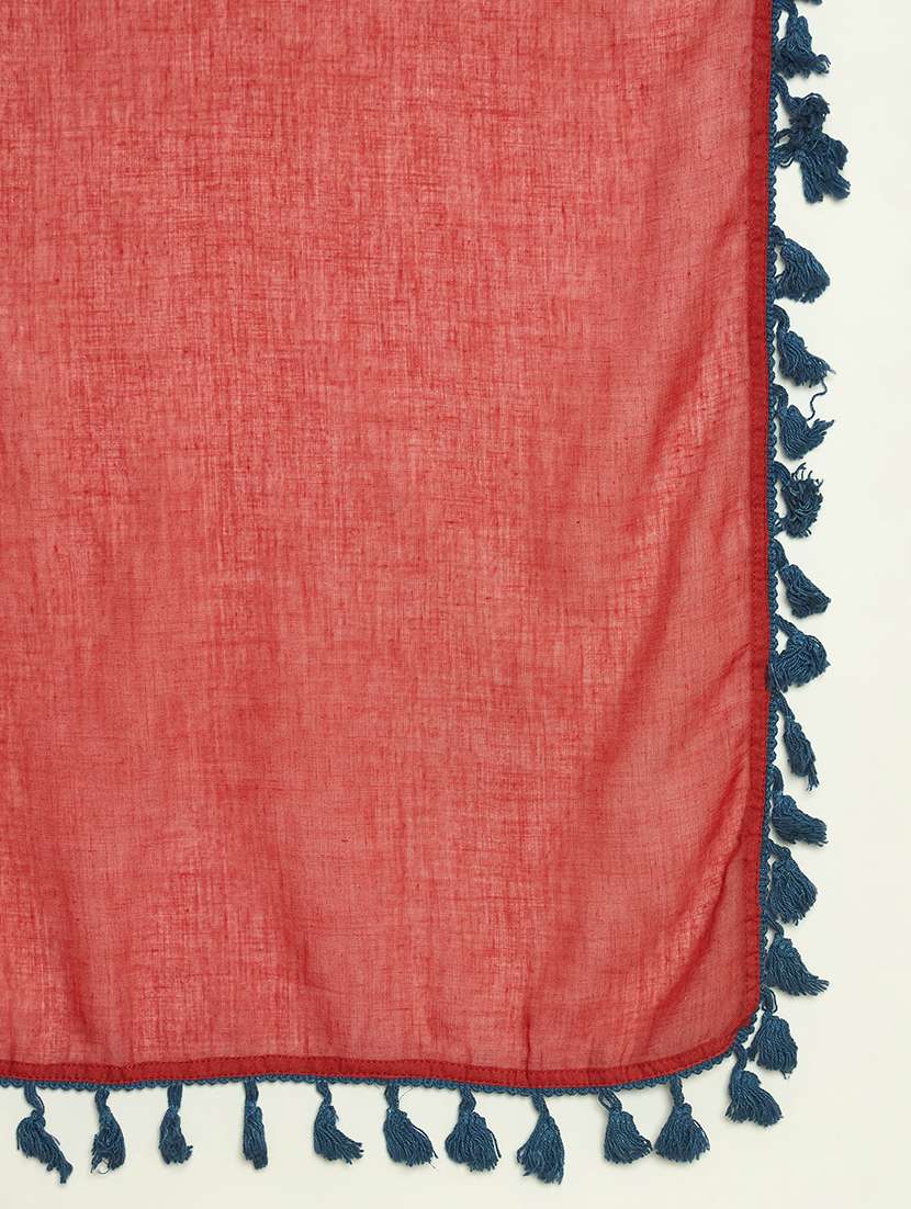 women printed sleeveless kurta farshi salwar with dupatta set - 22514152 -  Standard Image - 6