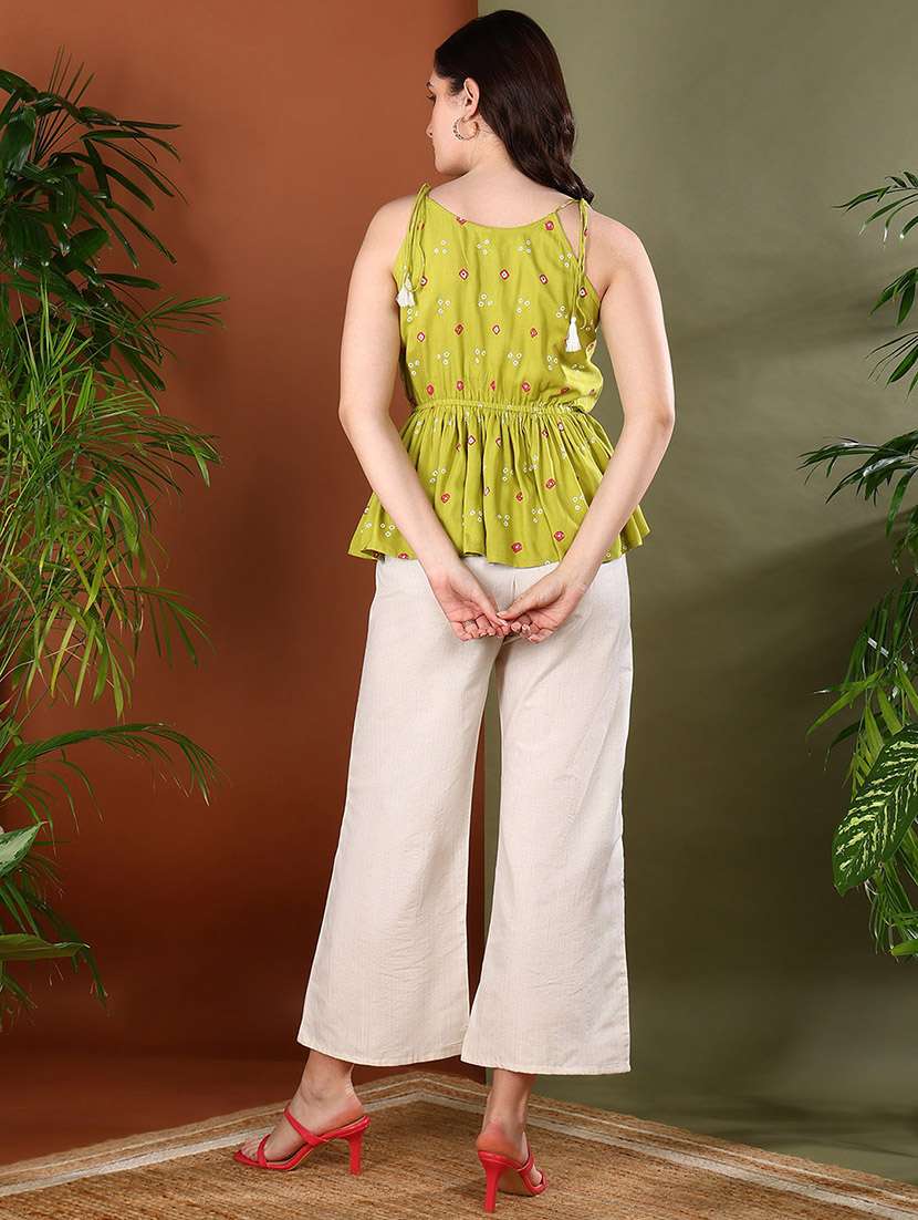 women printed sleeveless top and trouser co-ord set - 22514518 -  Standard Image - 4