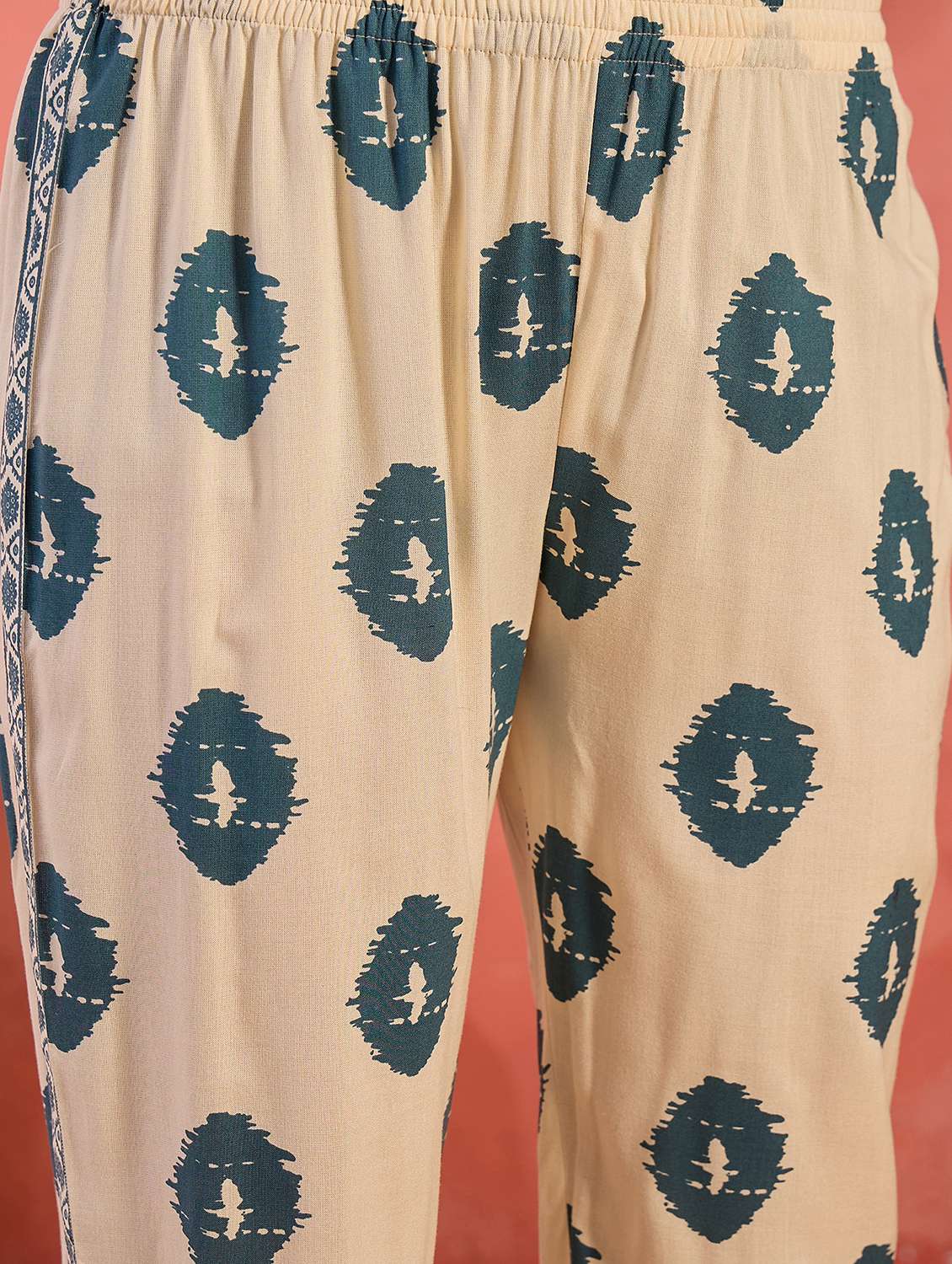 women printed sleeveless top and trouser co-ord set - 22514520 -  Standard Image - 6