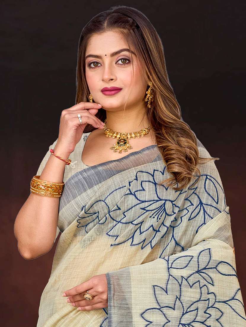 Women Self Design Handloom Saree With Blouse - 22515016 -  Standard Image - 1
