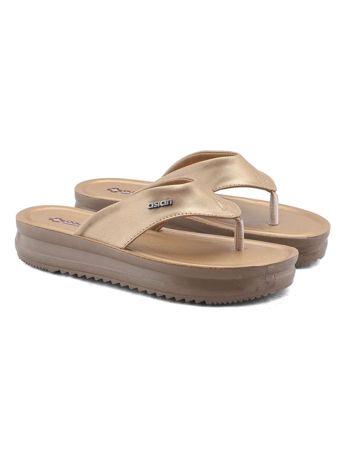 women solid toe separator sandal