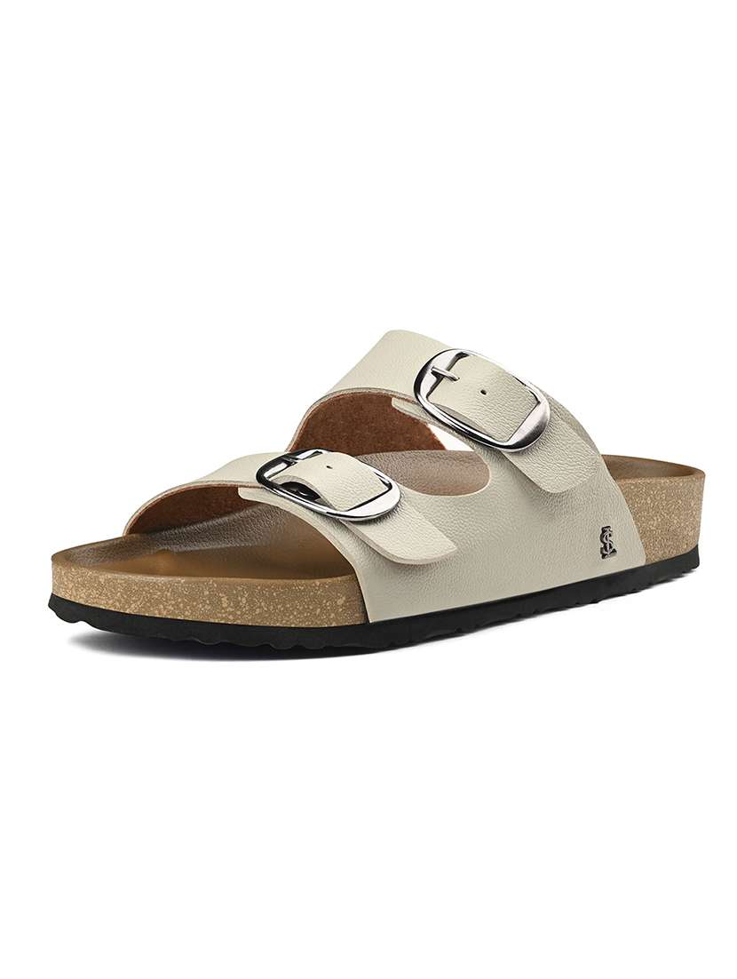 women beige slip on sandal - 22515211 -  Standard Image - 1