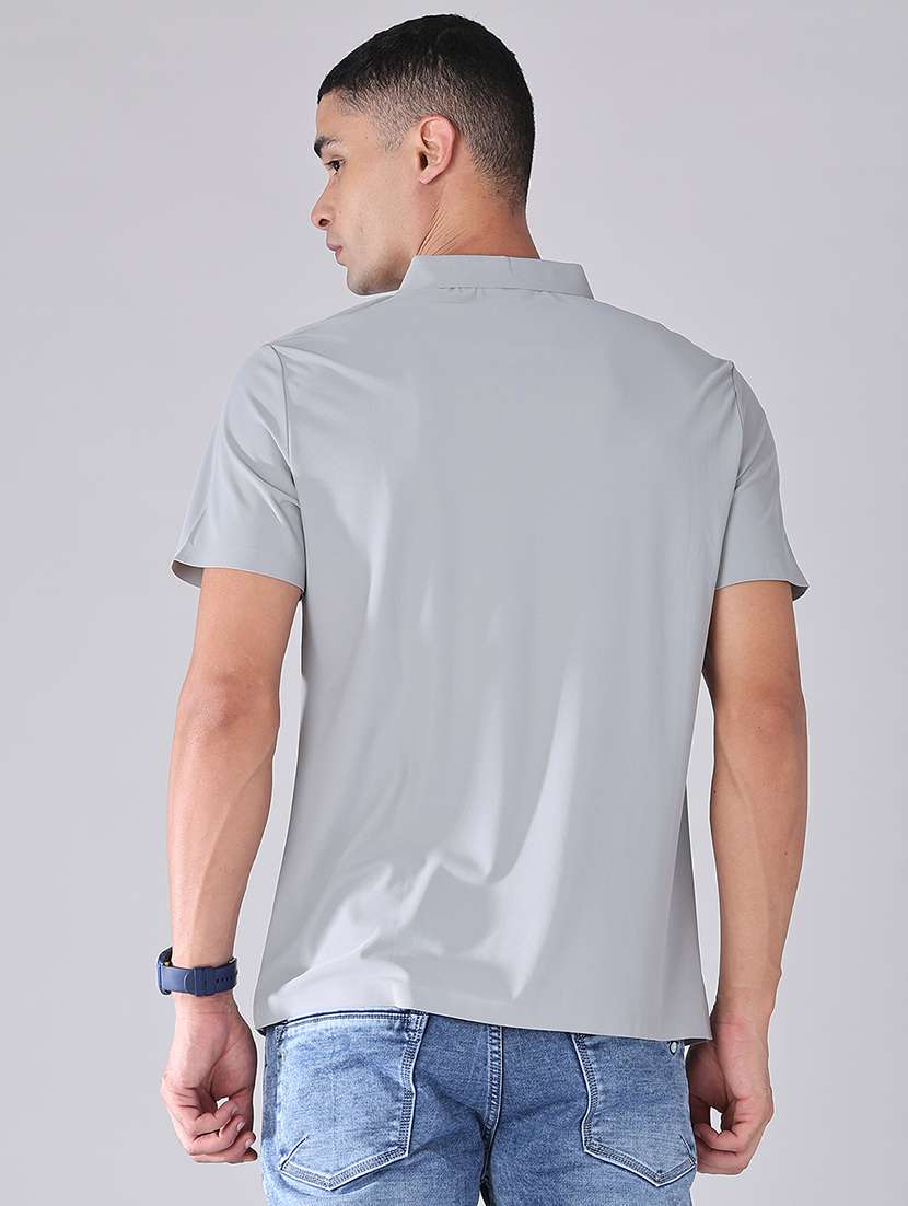 men solid short sleeve regular fit polo t-shirt - 22515624 -  Standard Image - 4