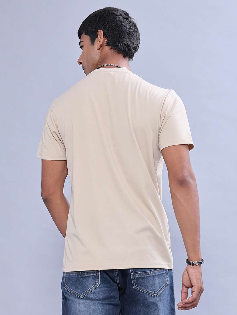 Men Typographic Short Sleeve Regular Fit T-shirt - 22515810 -  Standard Image - 4
